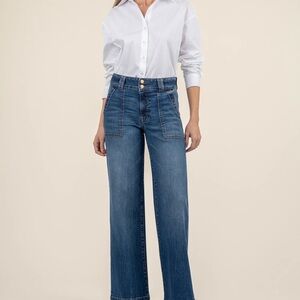 Kut from the Kloth Jodi Wide Leg Fairness Wash